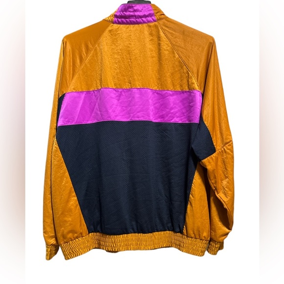 Nike Air Jordan Jacket Men L Desert Purple Wings Flight Zip Track - Picture 2 of 4